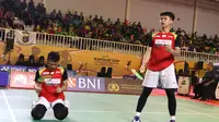 Anju Siahaan/Faizal Pangestu dari PB Djarum berlaga pada final Kapolri Cup 2024 di GOR Universitas Negeri Jakarta, Rawamangun, Jakarta Timur, Sabtu, 27 Juli. (foto: PBSI)