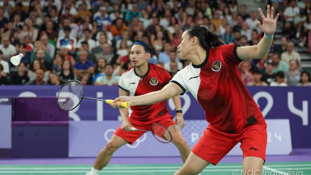 Rinov Rivaldy/Pitha Haningtyas Mentari: Grup A Olimpiade Paris 2024