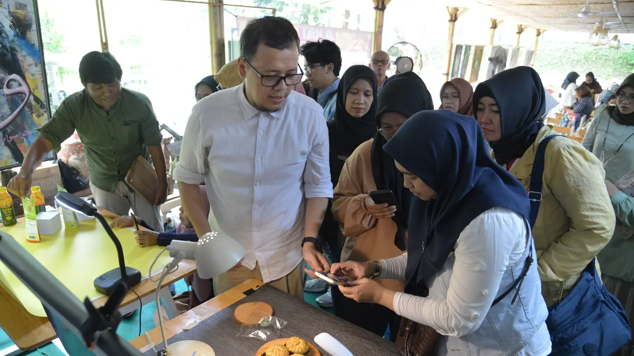 Pelatihan bertajuk Level Up UMKM Indonesia sebagai rangkaian kegiatan dari UMKM Untuk Indonesia (UUI) untuk Transformasi Digital. (Liputan6.com/ ist)