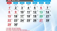 Kalender Bulan Juni 2025: (Dok. Kemenag)