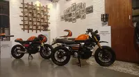 Tampilan Keren Motor Kustrom TVS Ronin Pakai Aksesori DM Work (ist)