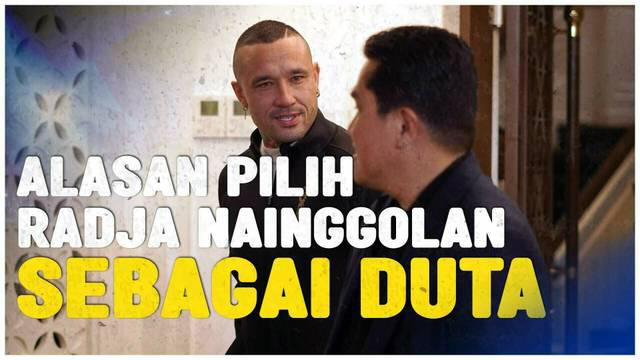 Berita Video, Erick Thohir beri penjelasan terkait alasan Radja Nainggolan jadi BA Piala Dunia U-17 2023 pada Rabu (8/11/2023)