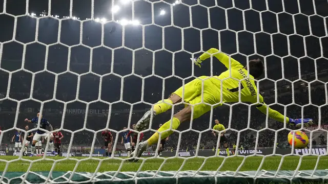 AC Milan vs Inter Milan Berakhir Imbang 1-1