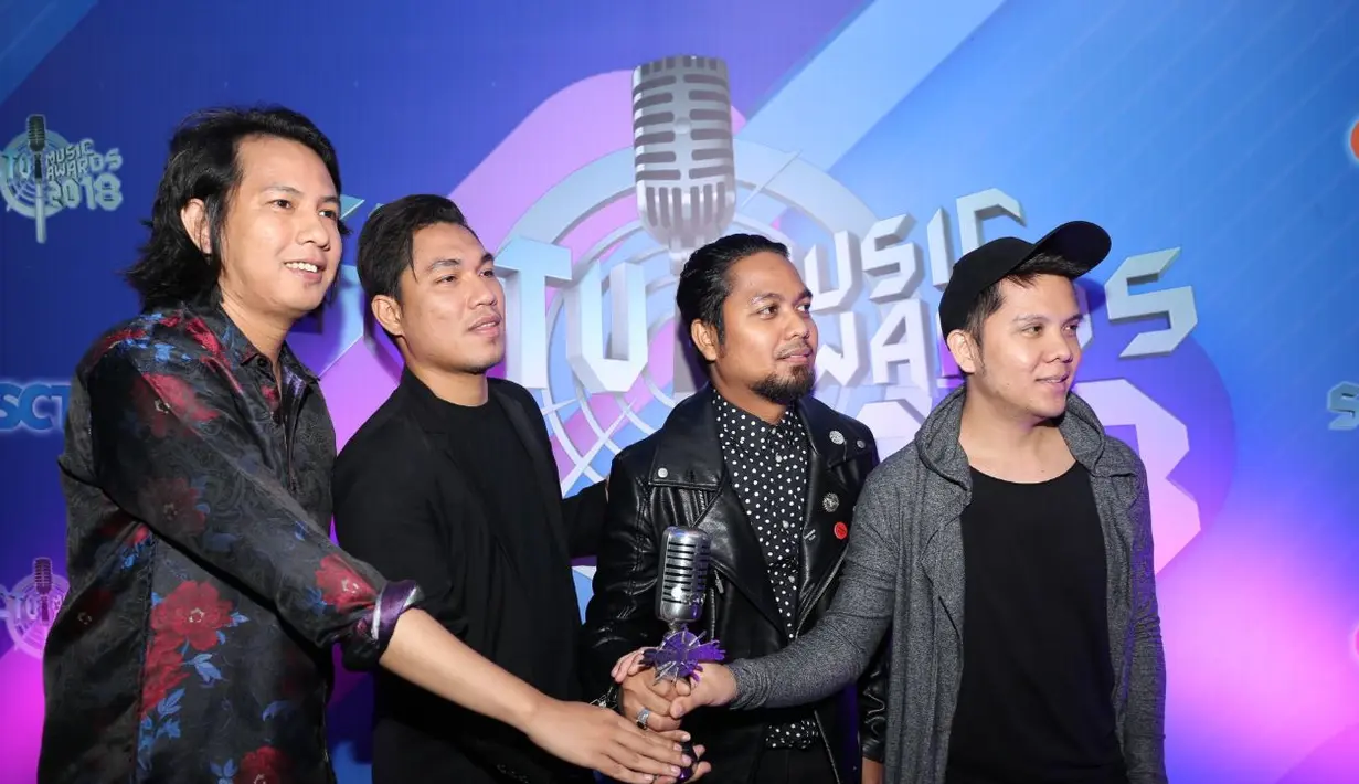 Bagi Rizal, mempertahankan sebagai band Paling Ngetop lebih sulit. Ia bersyukur atas dukungan para pemirsa yang telah mendukungnya. (Adrian Putra/Bintang.com)