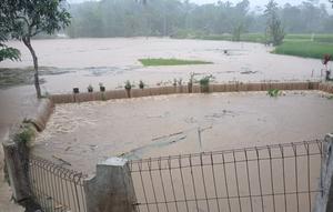 Banjir di Kecamatan Purabaya, Kabupaten Sukabumi. (Liputan6.com/Fira Syahrin)