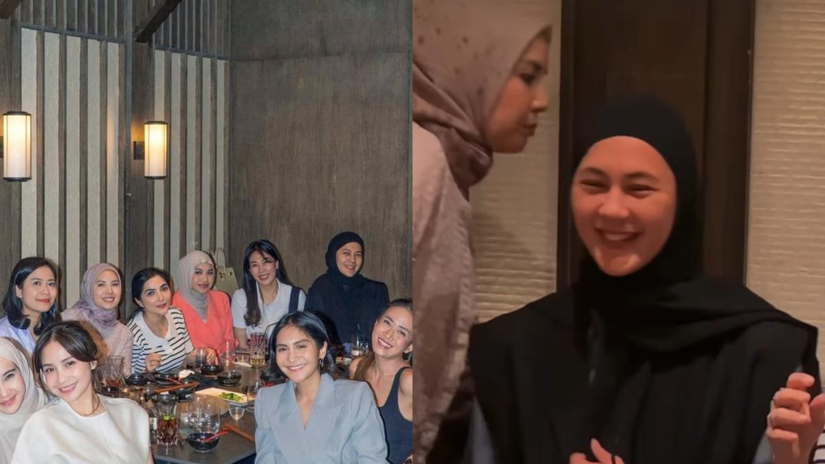 Tampilan Fresh Paula Verhoeven Tanpa Makeup Saat Kumpul Bareng Geng Cendol, Tebar Senyum Sumringah yang Manis
