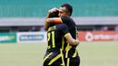 Ahmad Aysar Hadi Mohd Shapri mendapatkan penghargaan Pemain Terbaik Piala AFF U-19 2022. Kapten Malaysia itu terpilih karena menunjukkan penampilan gemilang sepanjang turnamen. (Bola.com/M Iqbal Ichsan)