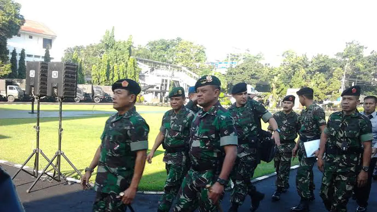 Cek Kesiapan Pengaman Pilpres, Panglima TNI Sidak Pasukan Elit  