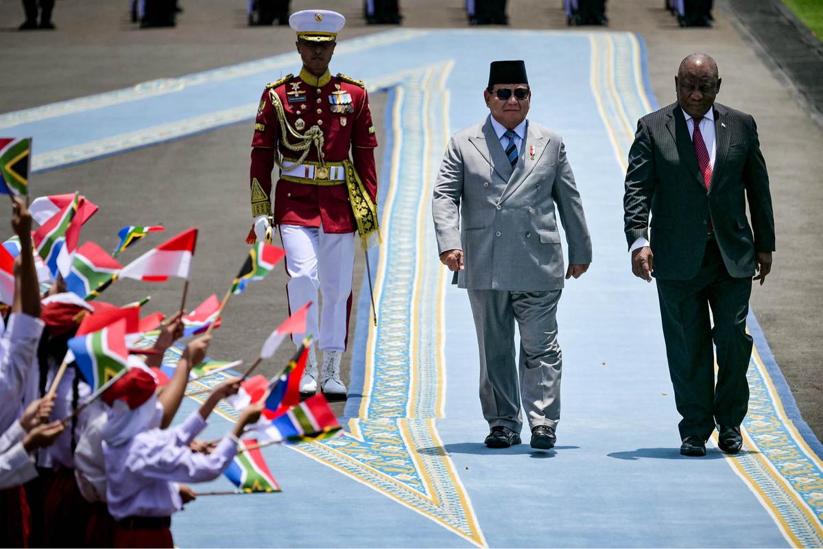 FOTO: Prabowo dan Ramaphosa Satukan Visi,  Dari Investasi Hingga Penguatan G20