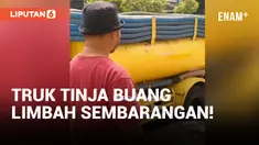 Edan! Truk Tinja Buang Limbah di Gorong-gorong Tanjung Duren