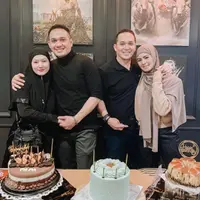 Fadlan Muhammad dan Lyra Virna bersama Fadli Akbar dan istri (Instagram/raninyafadli)