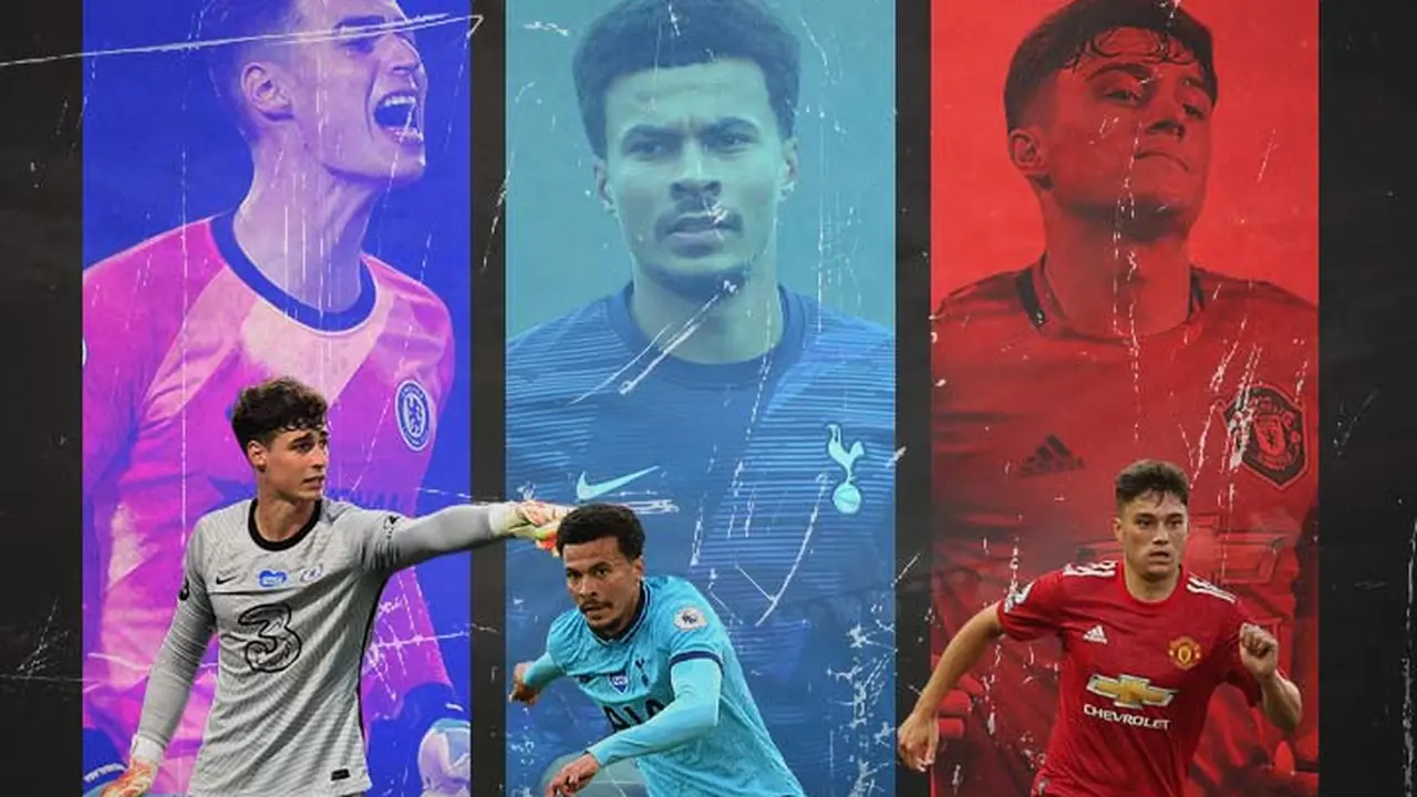 Premier League - Kepa Arrizabalaga, Dele Ali, Daniel James