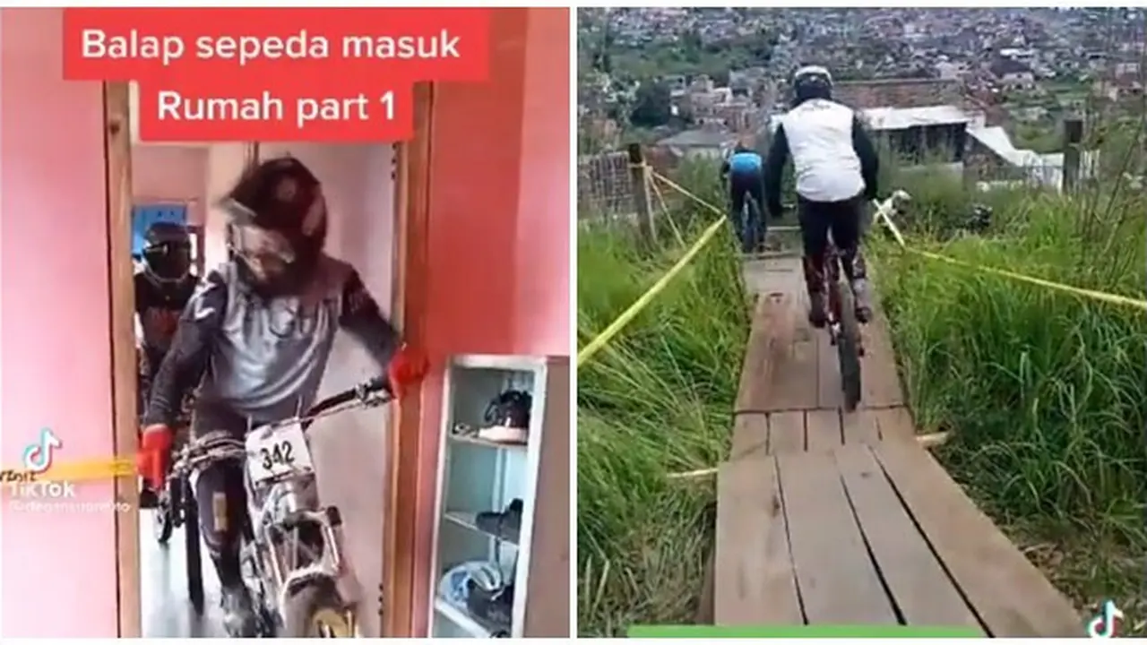 Unik Banget, Rute Balap Sepeda di Batu Ini Sampai Masuk Rumah Warga