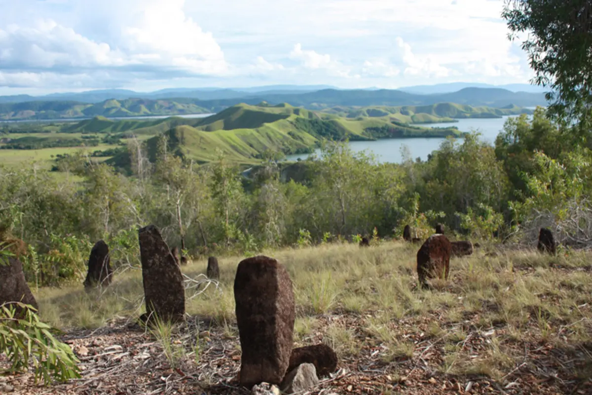 situs Megalitik Tutari di Kampung Doyo Lama, Kabupaten Jayapura.