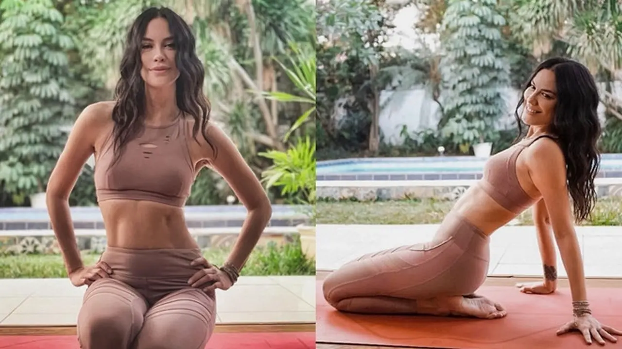 Gaya Sophia Latjuba Saat Olahraga