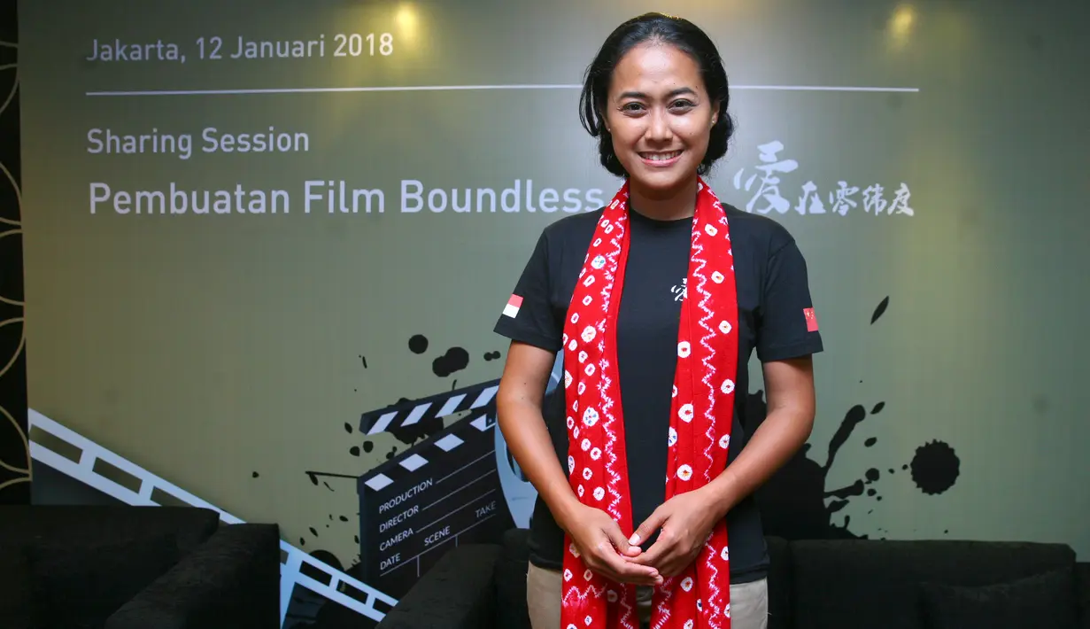 Putri Ayudya merasa beruntung ketika bisa tergabung di film Boundless Love. Pasalnya ia berhasil dipercaya di antara pemeran lain yang ikut audisi film kerjasama Indonesia dan China ini. (Nurwahyunan/Bintang.com)