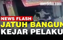 VIDEO: Emak-Emak Bertaruh Nyawa, Gagalkan Aksi Pencurian