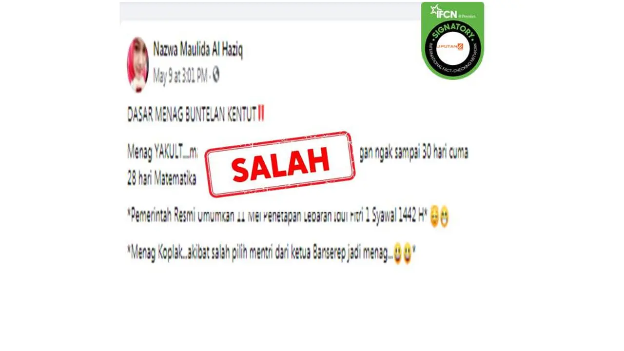 Cek Fakta Hari Raya Idul Fitri