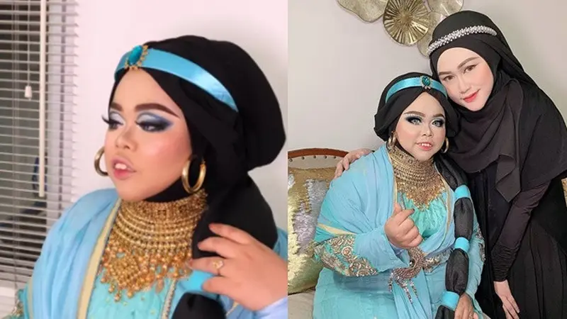 6 Potret Kekeyi Tampil Bak Putri Jasmine, Bikin Pangling