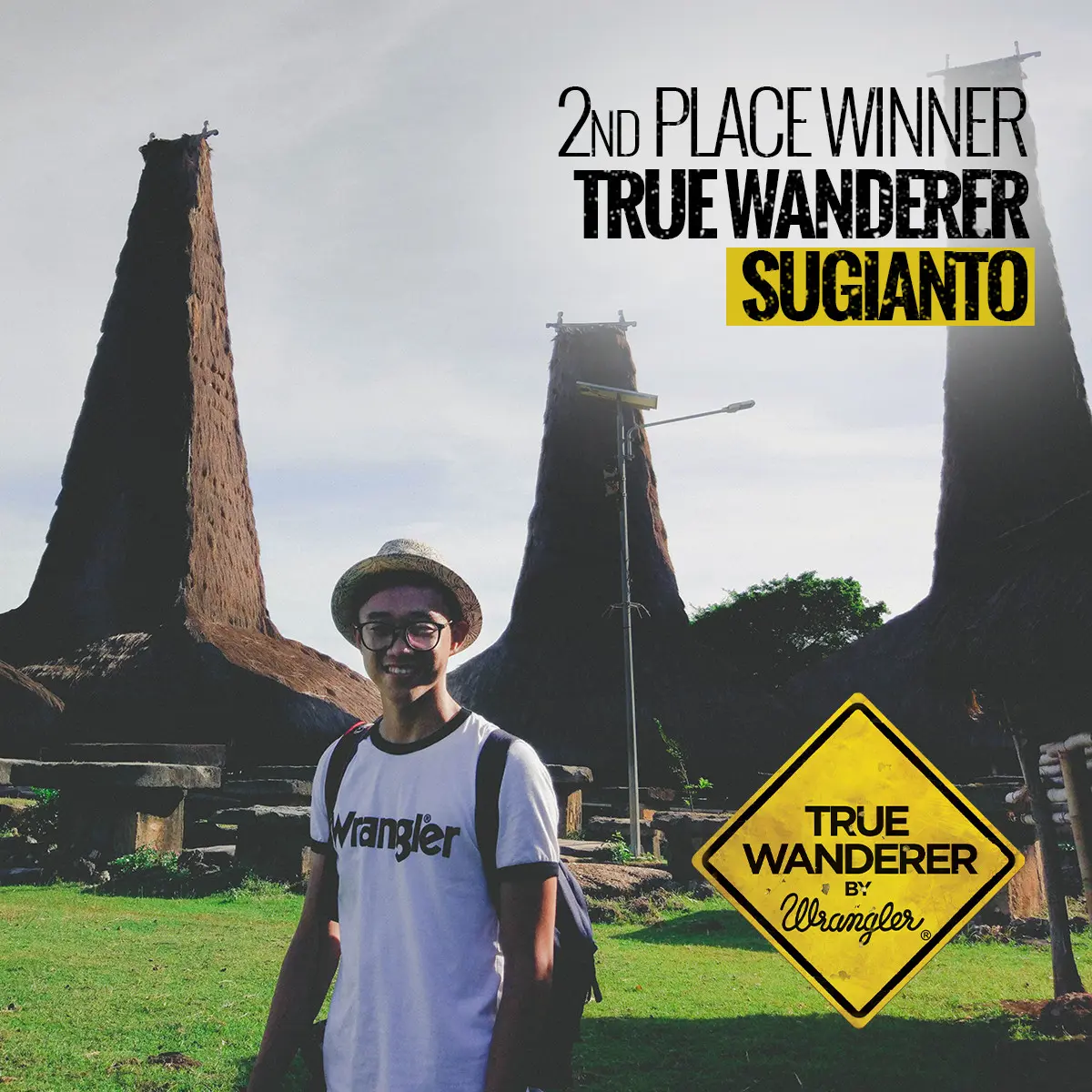 Sugianto menjadi pemenang pertama dari kompetisi Wrangler True Wanderer 2017 yang diadakan oleh Wrangler.