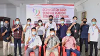 Relawan Ben-Ujang melaunching Kalteng Milenial Job Center. (Istimewa)