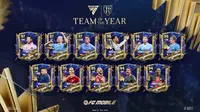 Setelah melakukan pemungutan suara penggemar pada awal bulan ini, EA SPORTS FC&trade; Team of The Year (TOTY) didominasi pemain Manchester City. (dok. EA Sports FC