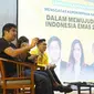 Ketua Taruna Merah Putih Maruarar Sirait saat menjadi narasumber seminar LPDP Universitas Indonesia, Kamis (13/4/2023).