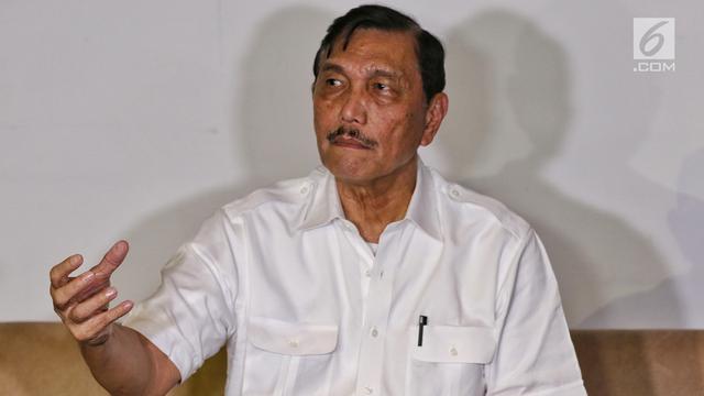 Menjelang Pengumuman Hasil Pemilu 2019, Menko Luhut Beri Keterangan Pers