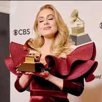Adele di Grammy Awards 2023. Foto: Instagram.