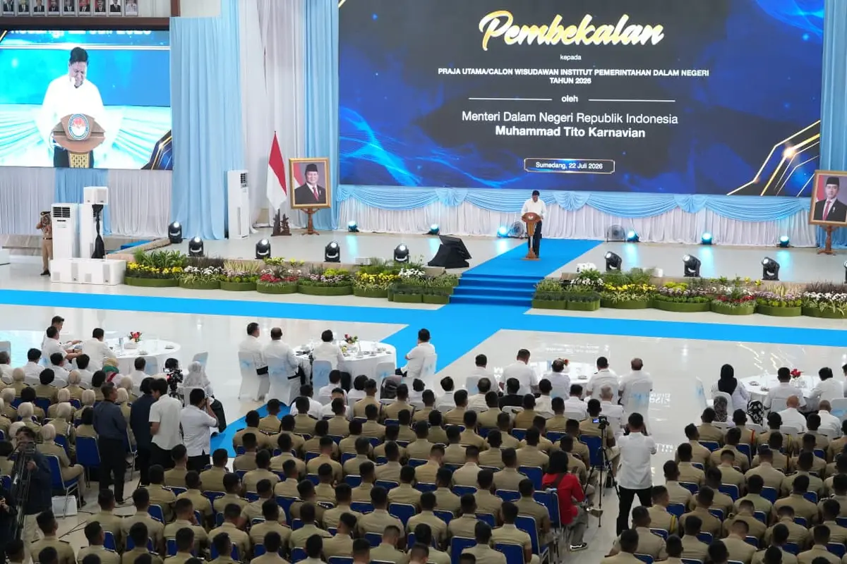 Mendagri Hadiri Pembekalan kepada Praja Utama Angkatan XXXIII