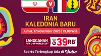 Live Piala Dunia U17 Indonesia: Iran vs Kaledonia Baru di Vidio.