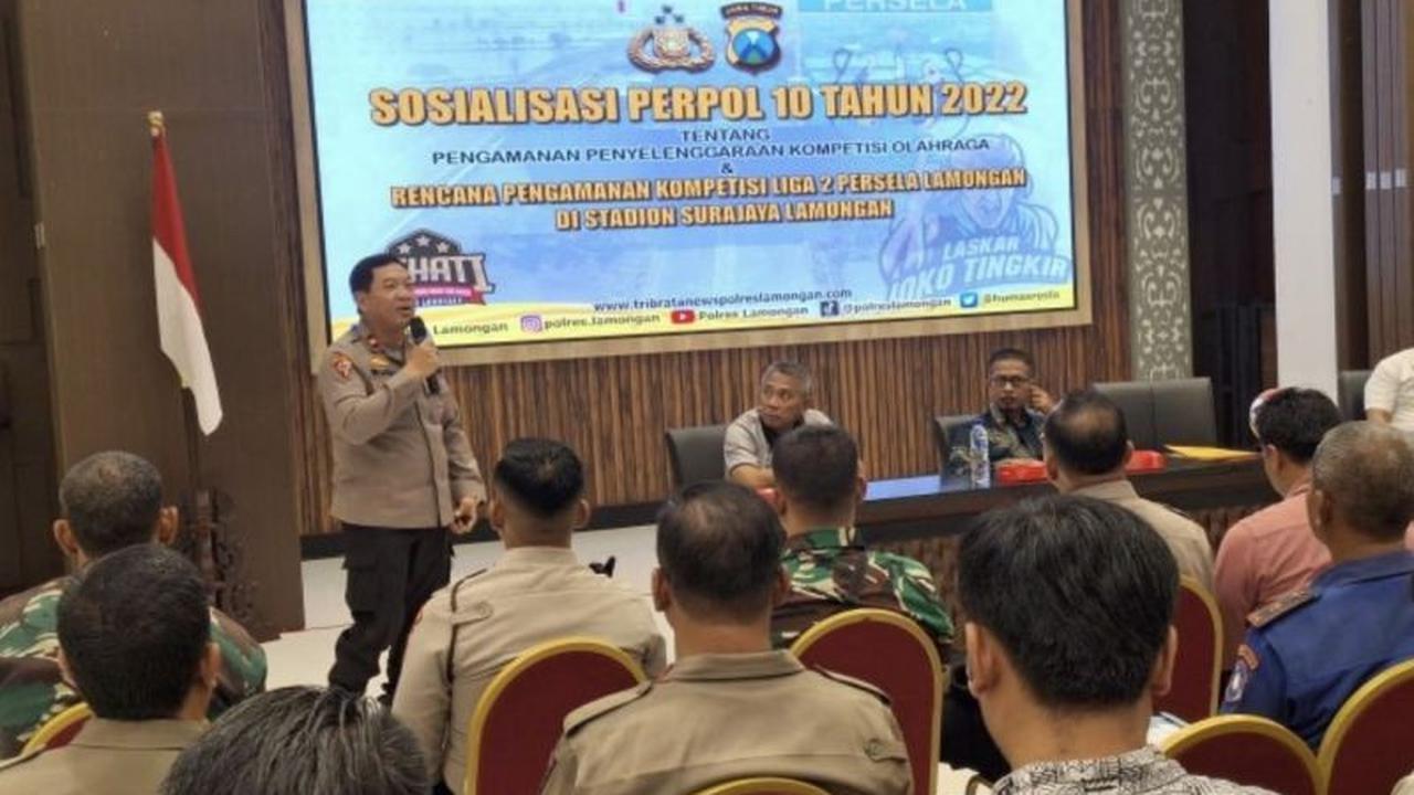 Pengamanan Persela: Tahukah Anda, Polres Lamongan Gelar Workshop Jelang Championship 2025/2026?