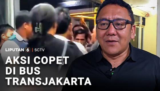 Aksi Copet di Bus TransJakarta