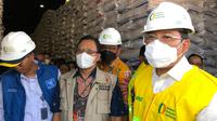 Kepala Badan Pangan Nasional Arief Prasetyo Adi saat ditemui dalam kunjungan di Gudang Bulog, Jakarta Utara, Jumat (13/1/2023).