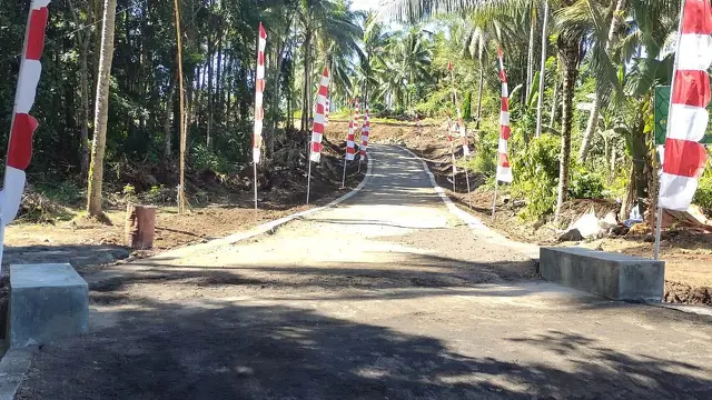 Kondisi Kampung Lahendong setelah TMMD