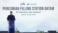Samator Resmikan Stasiun Pengisian Gas Industri Berbasis Teknologi di Batam