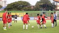 PSM saat sesi latihan. (Bola.com/Abdi Satria)