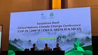 Oleh-oleh COP29 Azerbaijan, Indonesia Bakal Dapat Dana USD300 Miliar pada 2025 untuk Atasi Perubahan Iklim. (Dok: Liputan6.com/dyah)