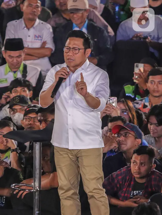 <p>Acara Desak Anies hari ini spesial karena berkolaborasi dengan program Slepet Imin yang biasanya diisi oleh Muhaimin Iskandar atau Cak Imin. (Liputan6.com/Angga Yuniar)</p>
