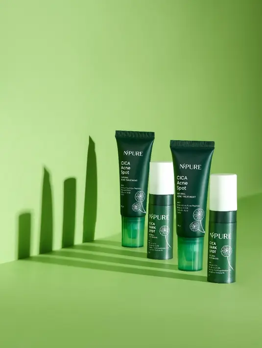 Rangkaian produk untuk mengatasi masalah jerawat dari N'Pure. (dok. N'Pure)