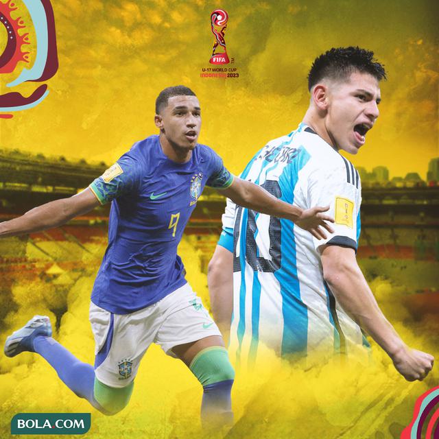 Piala Dunia U-17 - Claudio Echeverri dan Kaua Elias