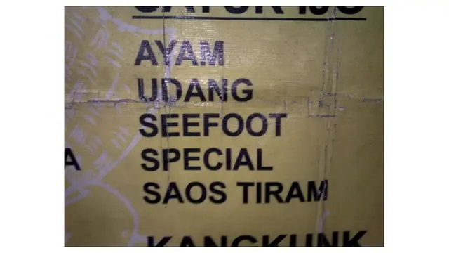 Kesalahan Tulisan di Menu Makanan Ini Malah Bikin Bingung
