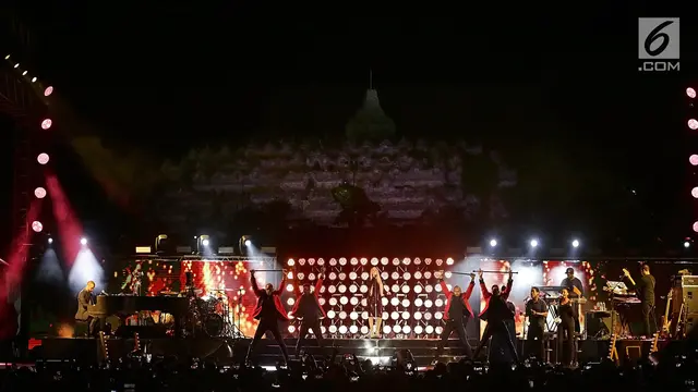 Konser Mariah Carey di Candi Borobudur