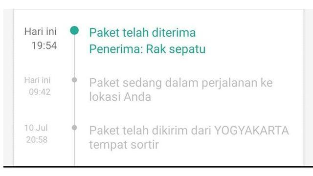6 Nama Penerima Paket yang Ditulis Kurir dalam Status Pengiriman Ini Kocak