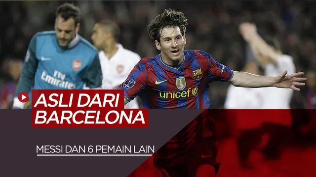 MOTION GRAFIS: Lionel Messi dan 6 Pemain Produk Asli Barcelona Termahal Saat Ini