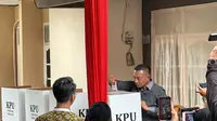 Dharma Pongrekun Salurkan Hak Pilih di TPS 32 Lebak Bulus, Ngaku Baru Pertama Kali Nyoblos