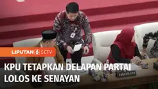 Komisi Pemilihan Umum (KPU) memastikan ada delapan partai yang lolos ke parlemen dari hasil Pemilu 2024. PDI Perjuangan dan Partai Golkar tercatat menjadi dua partai mendominasi kursi di DPR.