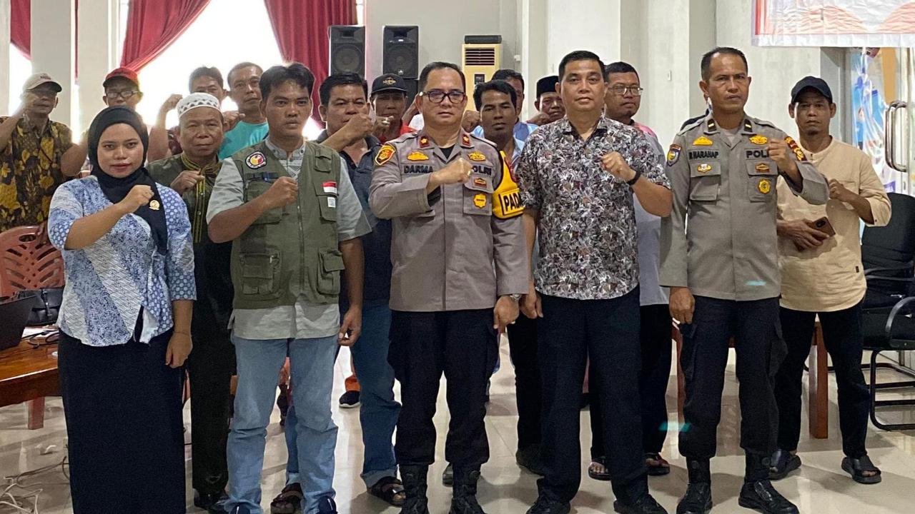 Polisi dan Masyarakat Bengkalis Bersinergi Ciptakan Pilkada Damai & Kondusif