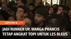 Kegembiraan warga Argentina jadi kesedihan warga Prancis usai tim 'Les Bleus' gagal meraih trofi Piala Dunia Qatar 2022. Meski demikian, warga Prancis tetap bangga dengan penampilan Kylian Mbappe dan kawan-kawan.
