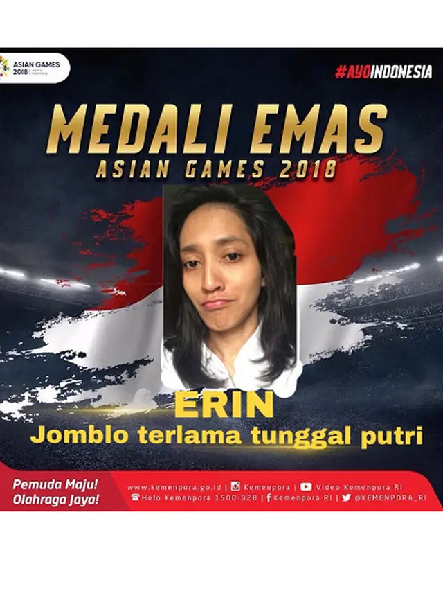 Kelewat Kreatif, Begini Aksi Warganet Ikut-Ikutan Menang Medali Emas Asian Games